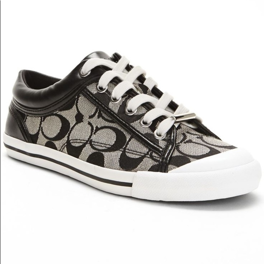 Coach Francesca Sneakers Black and White